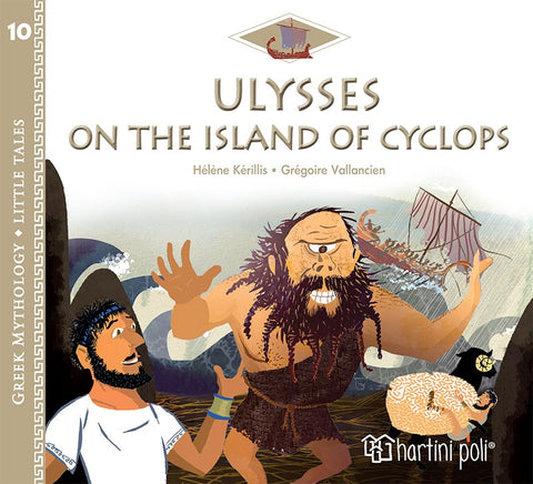 greek mythology story book about odysseus on the island of cyclops