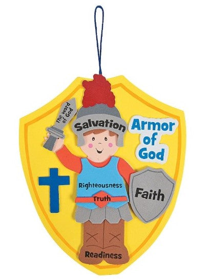 armour of god children's craft activity kit