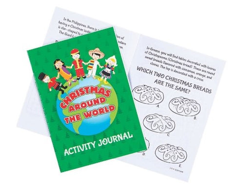 activity book celebrating Christmas around the world, multicultural christmas book