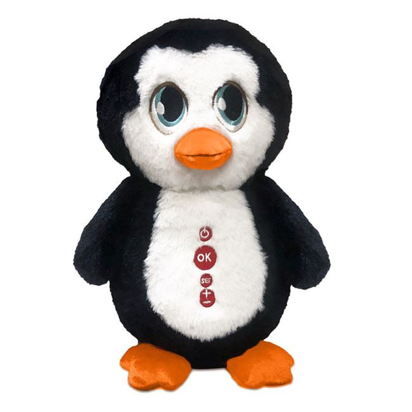 interactive greek language penguin toy. speaks greek, tells the time, and plays games