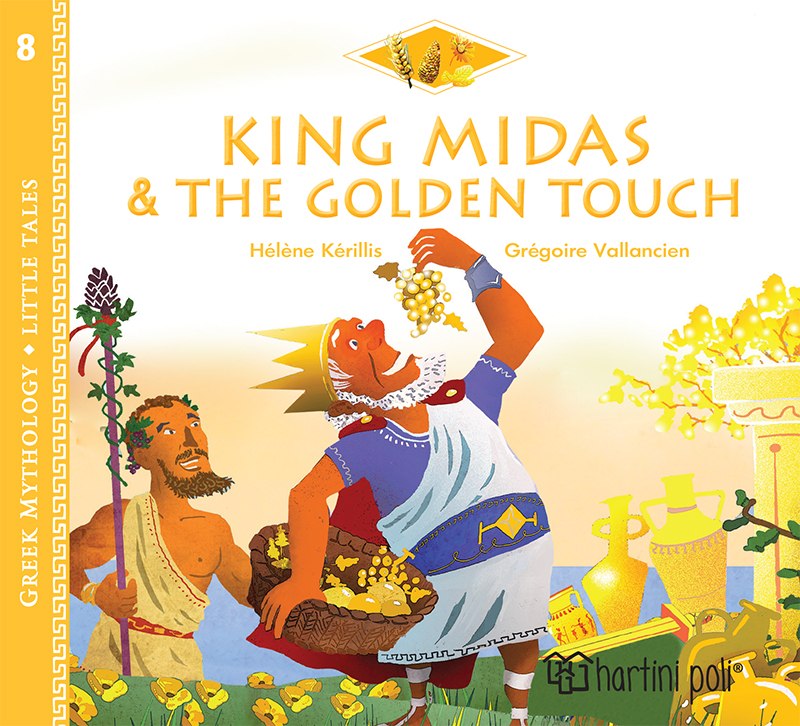 greek mythology story book about king midas and the golden touch