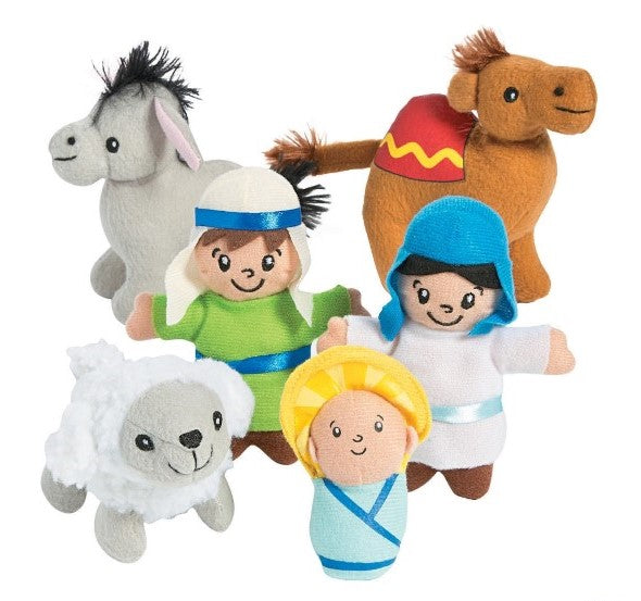 Mini Nativity Plush Set