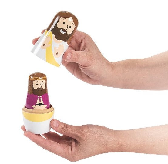 religious resources for children, nesting dolls of the life of Jesus