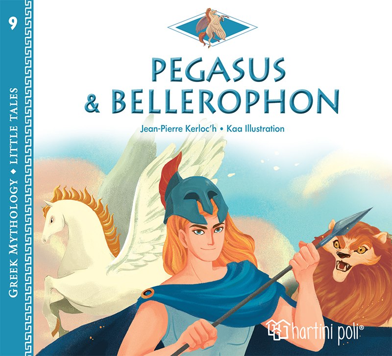 greek mythology educational story book about pegasus and bellerophon