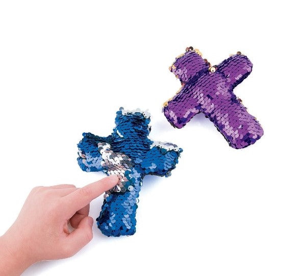 Flipping Sequins Plush Cross Alphabeta Language Resources