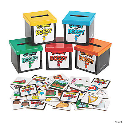 Bossy R Sorting Boxes- educational english language game