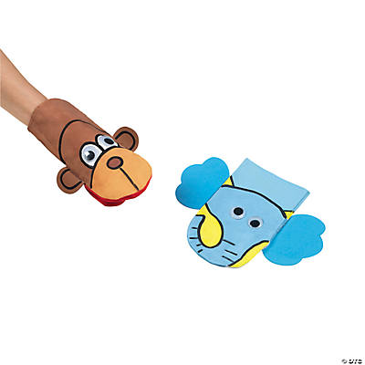 canvas hand puppets- fun kids activities