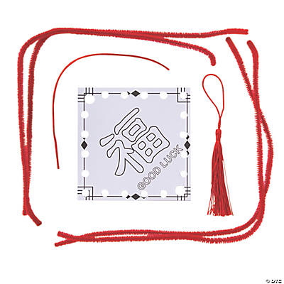 learn about chinese new year- kids craft idea- good luck ornament