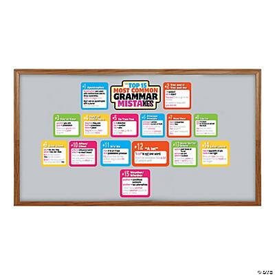 school resources, english curriculum, common grammar mistakes posters set