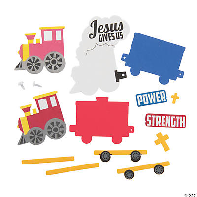 religious craft idea- jesus gives us power and strength craft activity