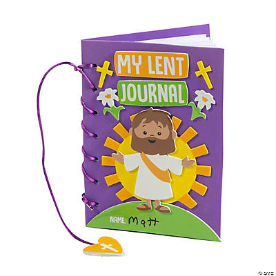 religious easter resources for kids, my lent journal craft activity
