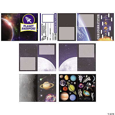 learn about space, educational resources, sticker book