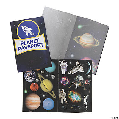 space education, outer space, astronaut sticker book